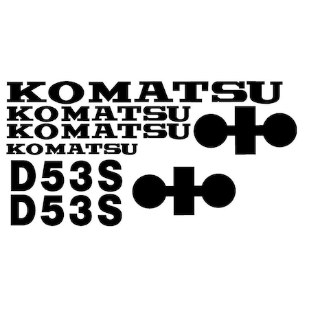 Aftermarket Decal Set KOMD53SDECALSET